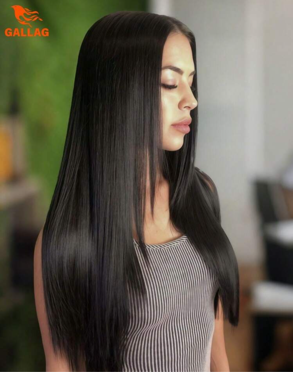 Straight glueless human blend